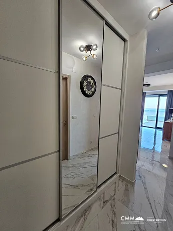 Luxury by the Sea: Elegant Apartment in Rafailovici with Panoramic Views